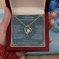 To My Beautiful Granddaughter | I Love You More Than You Know - Forever Love Necklace