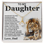 To My Daughter | Always Keep Me In Your Heart - Alluring Beauty Necklace