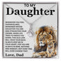 To My Daughter | Always Keep Me In Your Heart - Alluring Beauty Necklace