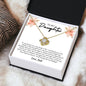 To My Daughter | You'll Always Be My Babygirl, Love Dad - Love Knot Necklace