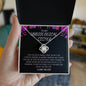 My Unbiological Sister | I Love You - Love Knot Necklace