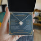 My Beautiful Granddaughter | I Love You More Than You Know - Love Knot Necklace