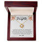 To My Daughter | You'll Always Be My Babygirl, Love Dad - Love Knot Necklace