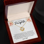 To My Daughter | You'll Always Be My Babygirl, Love Dad - Love Knot Necklace