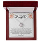 To My Daughter | You'll Always Be My Babygirl, Love Dad - Love Knot Necklace