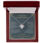 My Beautiful Granddaughter | I Love You More Than You Know - Love Knot Necklace