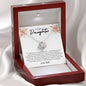 To My Daughter | You'll Always Be My Babygirl, Love Dad - Love Knot Necklace