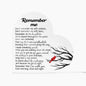 Memorial Gift | Remember Me | Acrylic Heart Plaque