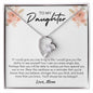 To My Daughter | You'll Always Be My Babygirl, Love Mom - Forever Love Necklace