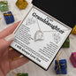 To My Granddaughter | I Will Always Love You - Forever Love Necklace