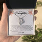 To My Daughter | You'll Always Be My Babygirl, Love Dad - Forever Love Necklace