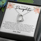 To My Daughter | You'll Always Be My Babygirl, Love Dad - Forever Love Necklace