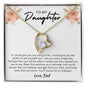 To My Daughter | You'll Always Be My Babygirl, Love Dad - Forever Love Necklace