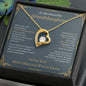 To My Beautiful Granddaughter | I Love You More Than You Know - Forever Love Necklace