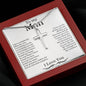 To My Man | I Have Completely Fallen For You - Cross Necklace